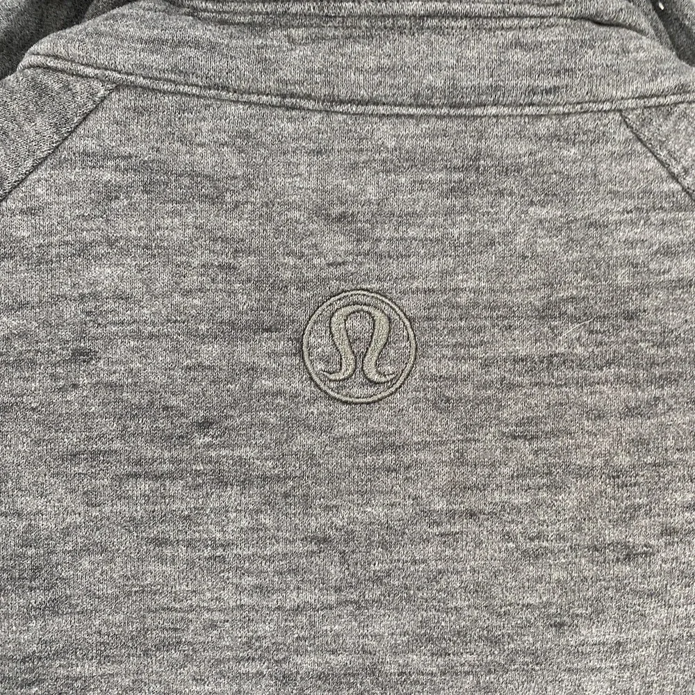 Lululemon‎ Scuba Jacket Womens 4 Gray Full Zip Funnel Neck Fleece Lined Thick